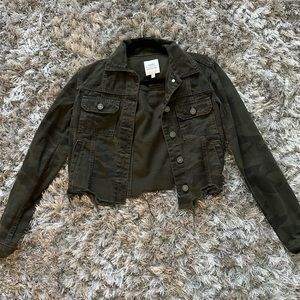Hidden denim camo jacket
